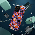 Halloween Pattern Magnetic Impact-Resistant Phone Case — Cute Pumpkins, Cats & Ghosts
