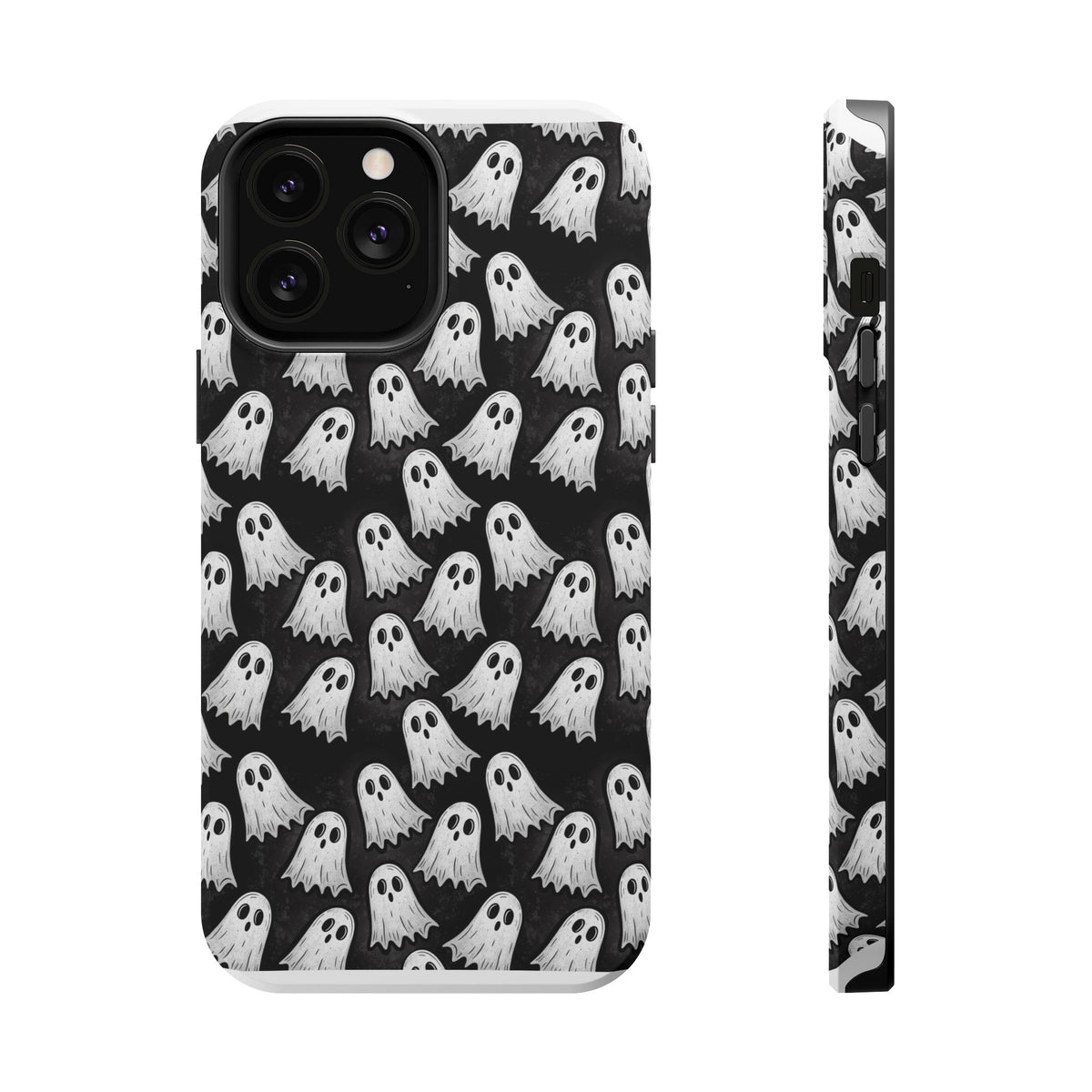 Phone Case — Cute Ghost Halloween Pattern Magnetic Impact-Resistant Case