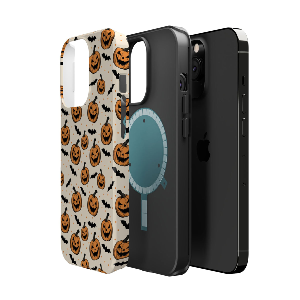 Halloween Jack-O'-Lantern Phone Case — Magnetic Impact-Resistant