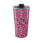 Costa Rican Pink Floral 20oz Stainless Steel Tumbler