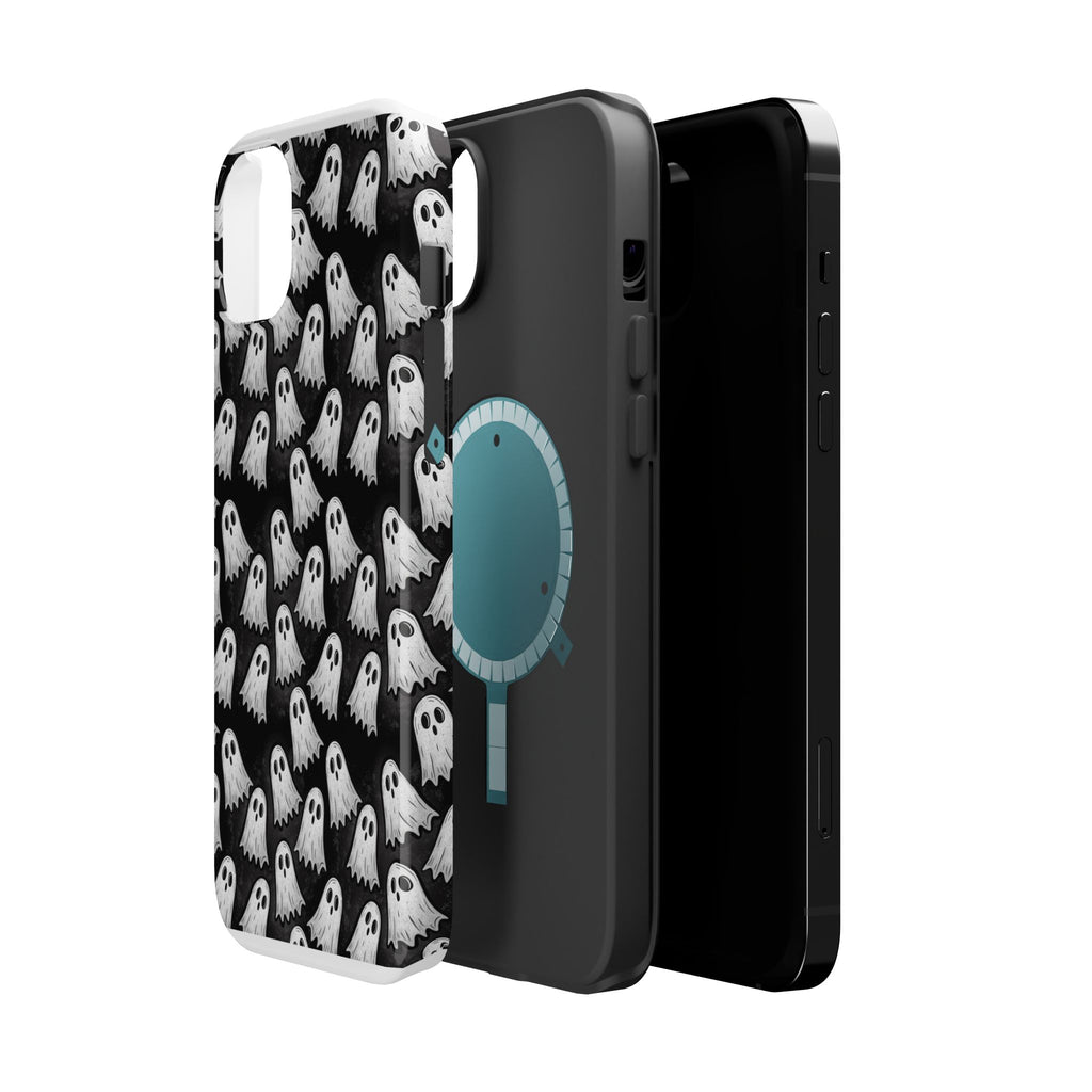 Phone Case — Cute Ghost Halloween Pattern Magnetic Impact-Resistant Case