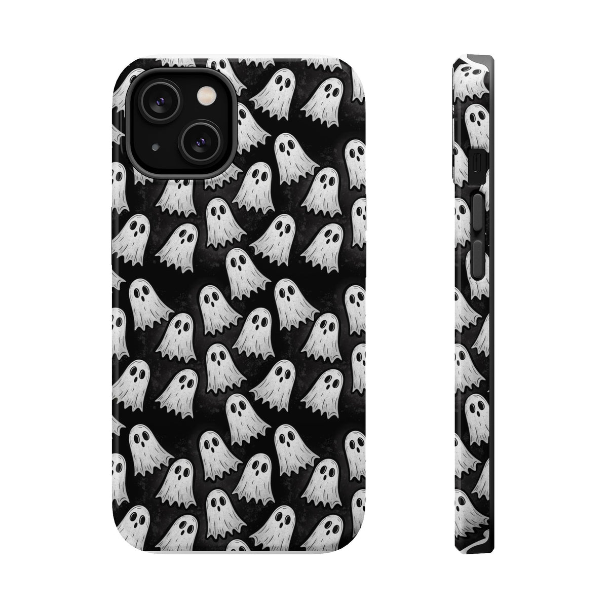 Phone Case — Cute Ghost Halloween Pattern Magnetic Impact-Resistant Case