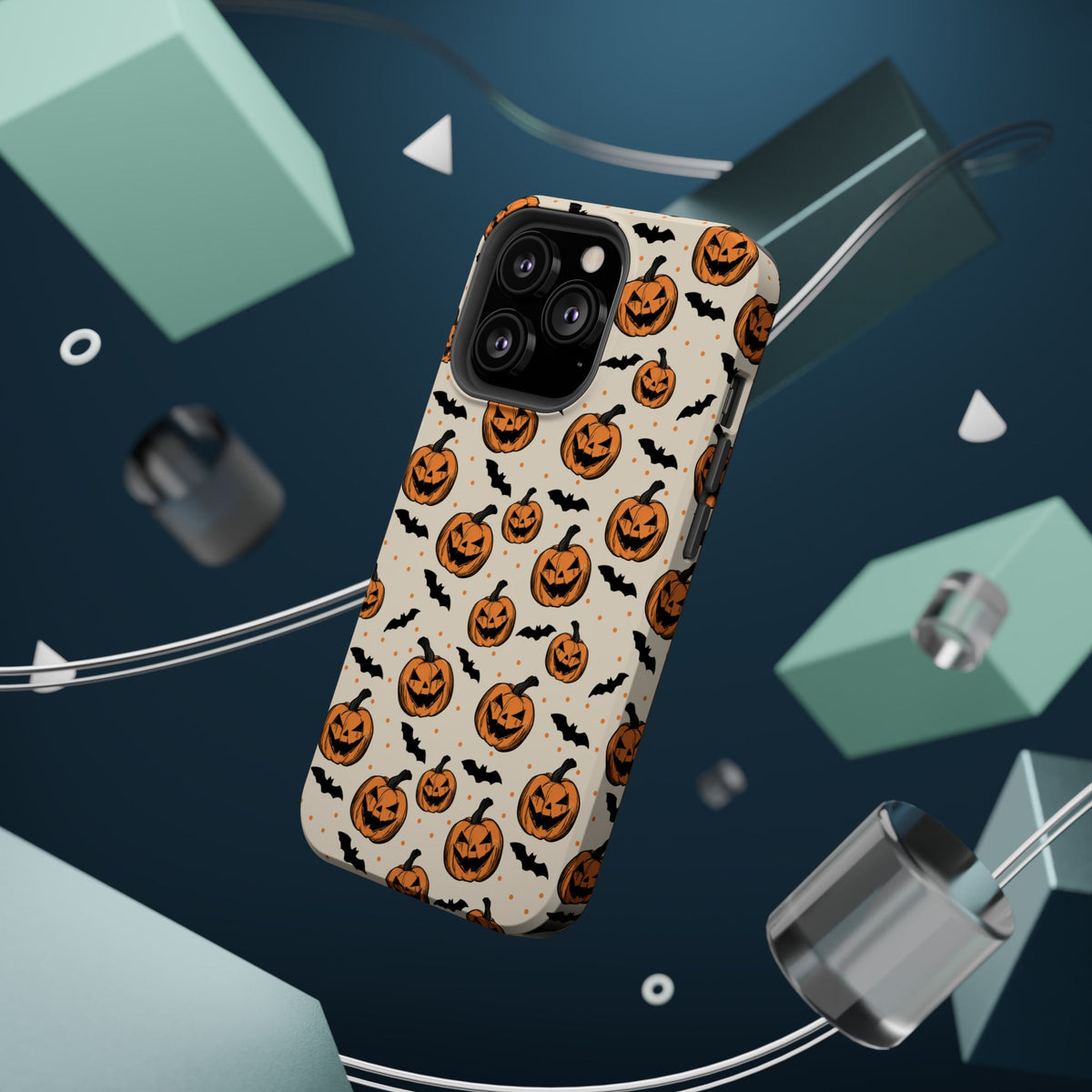 Halloween Jack-O'-Lantern Phone Case — Magnetic Impact-Resistant