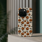 Halloween Jack-O'-Lantern Phone Case — Magnetic Impact-Resistant