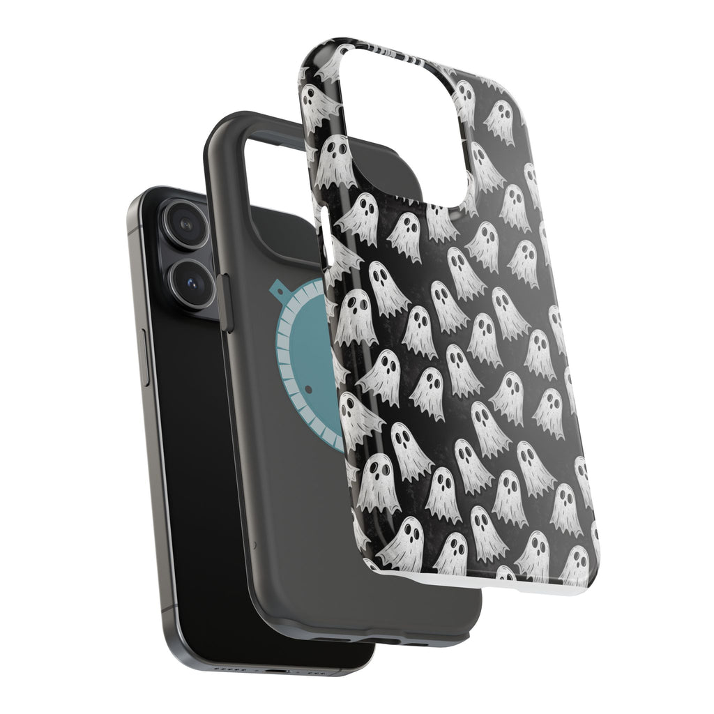 Phone Case — Cute Ghost Halloween Pattern Magnetic Impact-Resistant Case