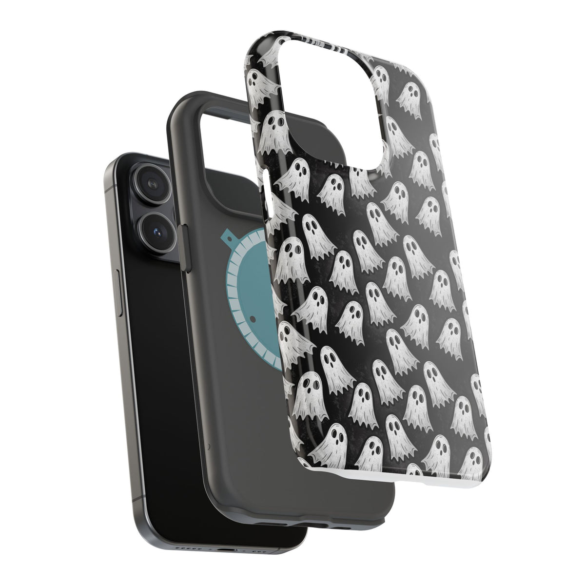 Phone Case — Cute Ghost Halloween Pattern Magnetic Impact-Resistant Case