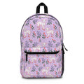 Lamb Floral Backpack — Cute Pastel Nursery School Bag for Kids
