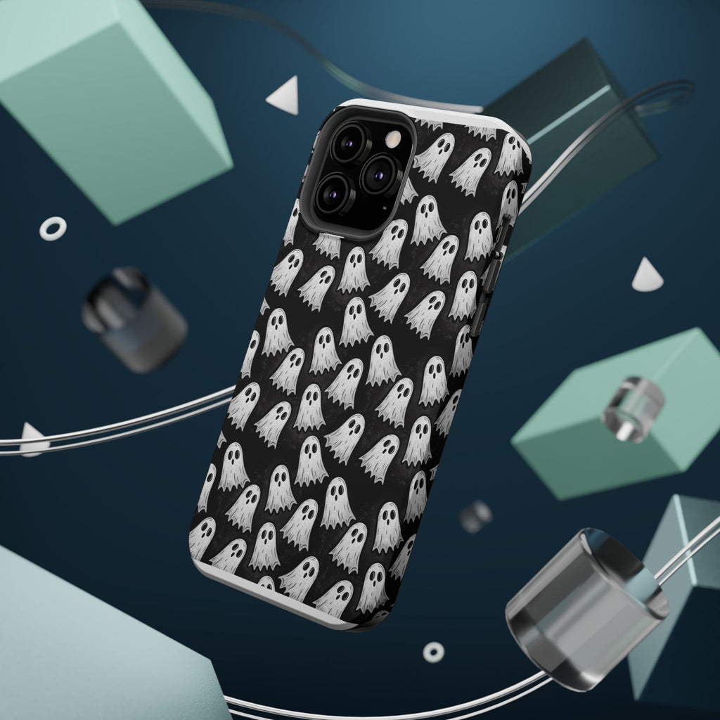 Phone Case — Cute Ghost Halloween Pattern Magnetic Impact-Resistant Case