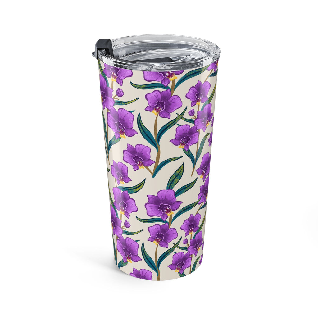 Costa Rican Purple Guaria Orchid 20oz Stainless Steel Tumbler
