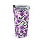 Costa Rican Purple Guaria Orchid 20oz Stainless Steel Tumbler