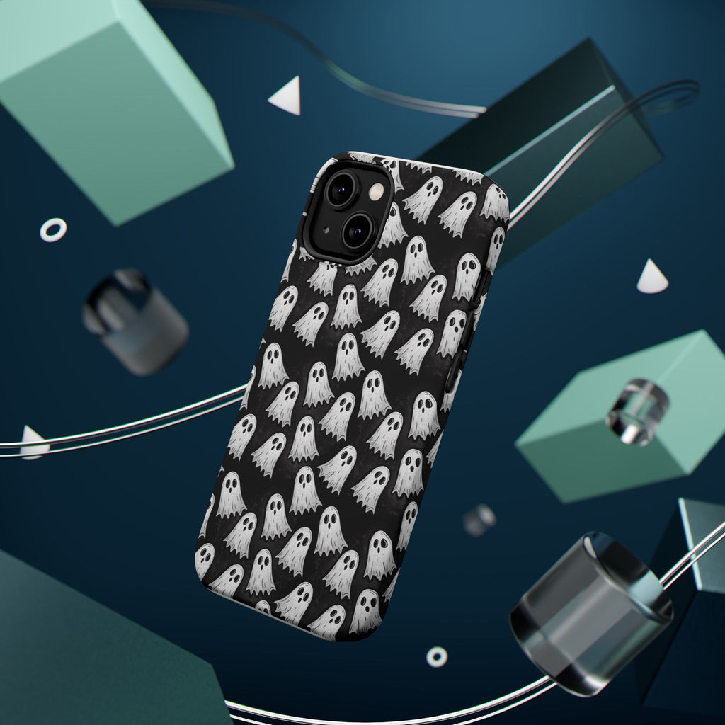 Phone Case — Cute Ghost Halloween Pattern Magnetic Impact-Resistant Case