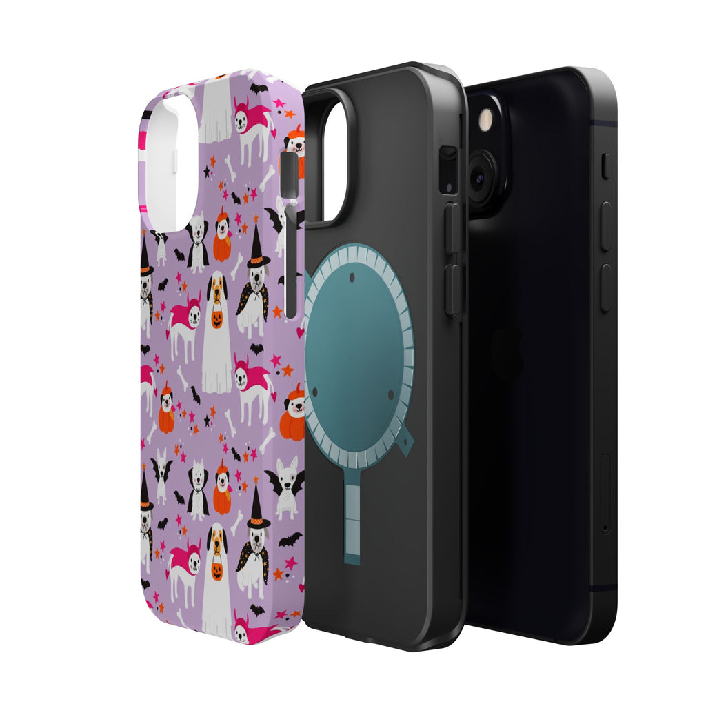 Halloween Dogs Magnetic Impact-Resistant Phone Case