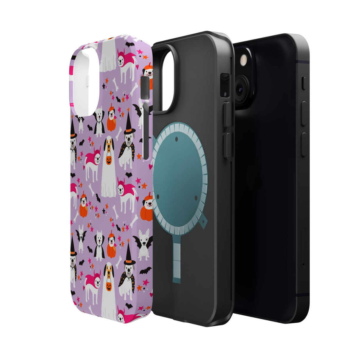 Halloween Dogs Magnetic Impact-Resistant Phone Case