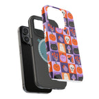 Halloween Pattern Magnetic Impact-Resistant Phone Case — Cute Pumpkins, Cats & Ghosts