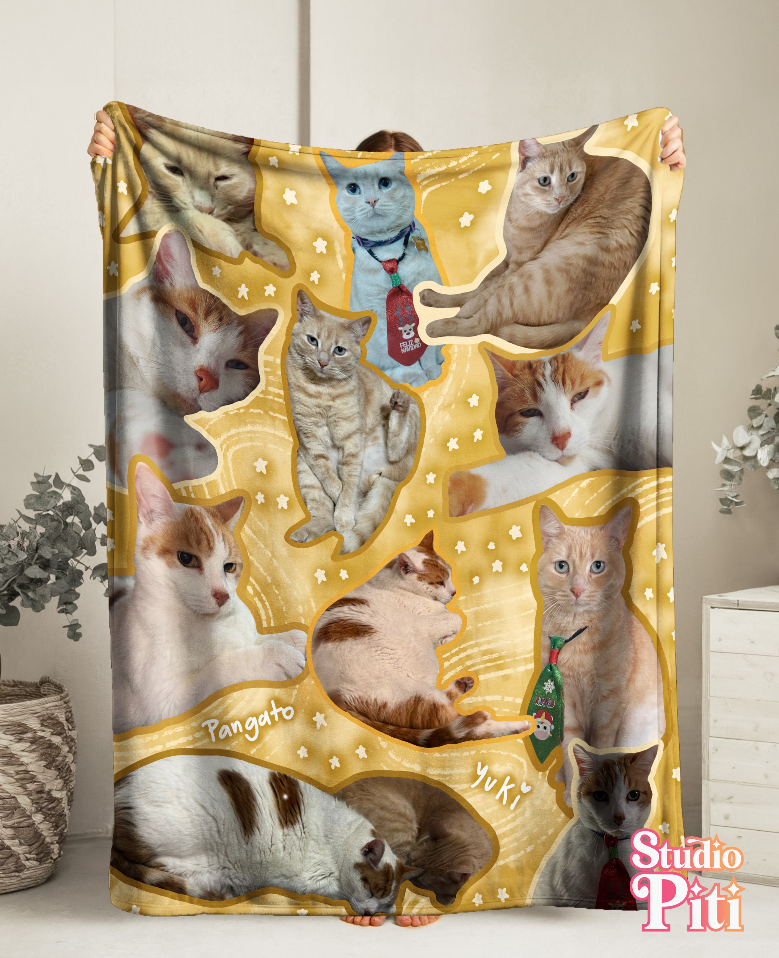 Personalized pet blannket - Photo Collage