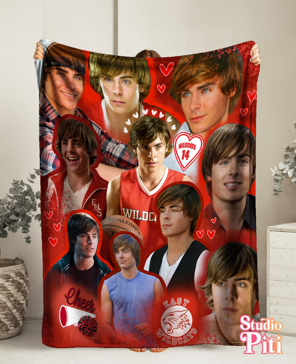 Zac Efron/Troy Bolton/HSM Blanket