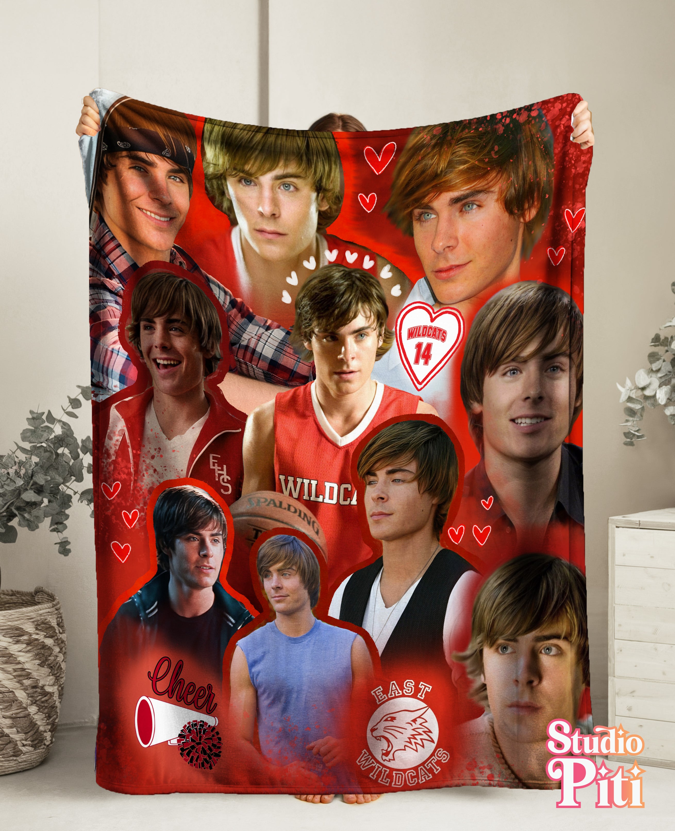 Zac Efron/Troy Bolton/HSM Blanket