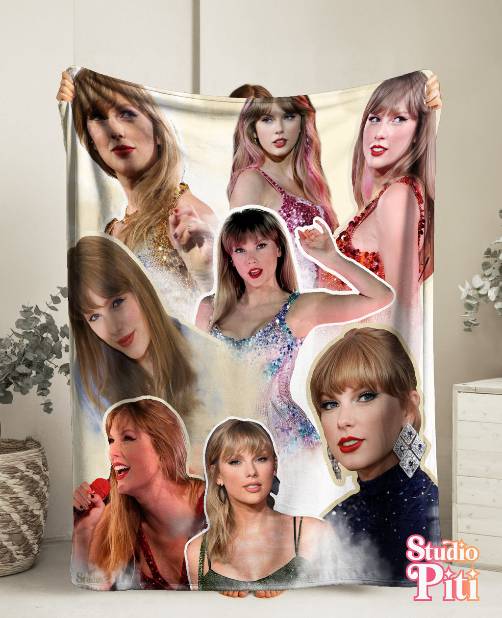 Taylor Swift Collage Blanket