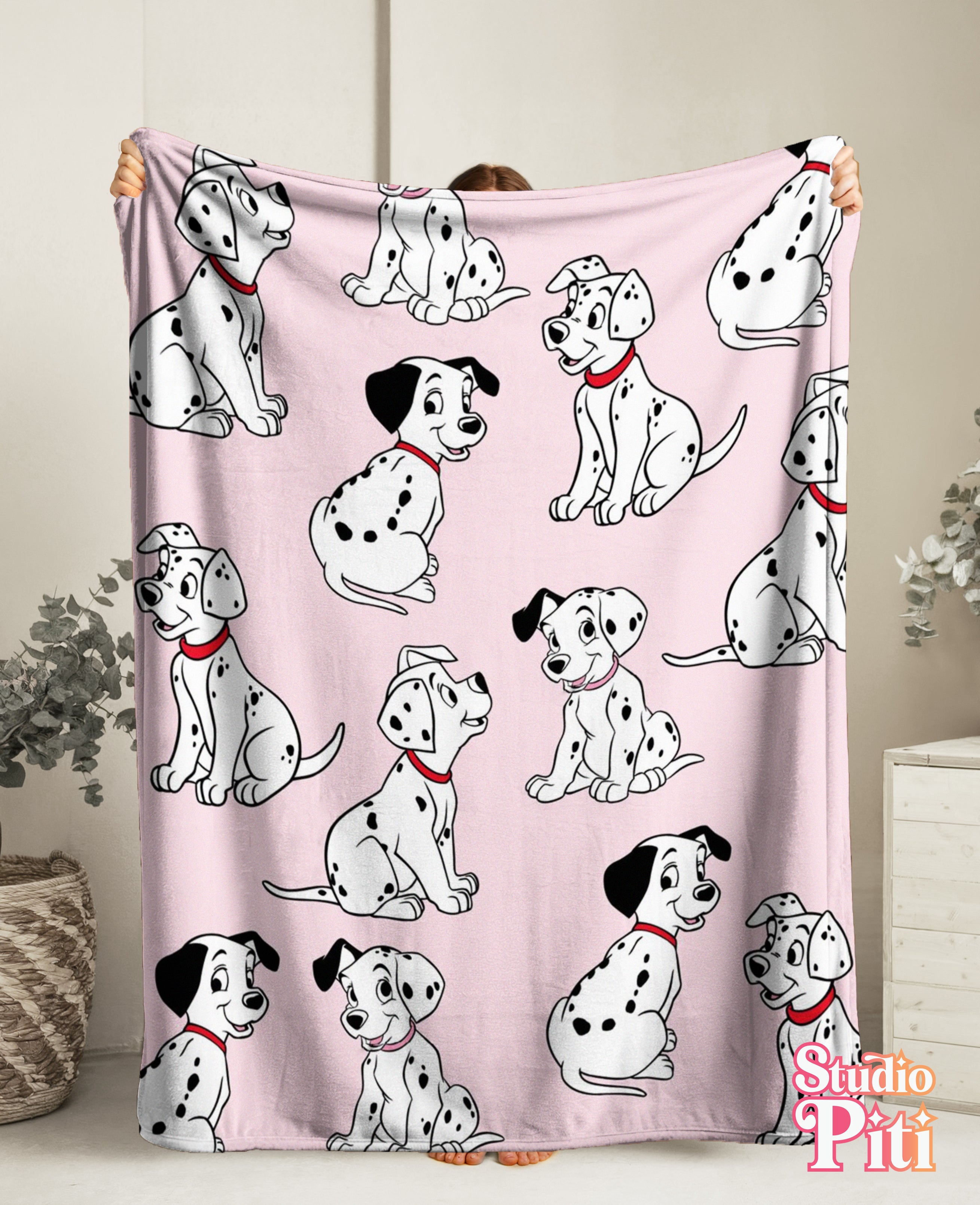 Dalmatian Disney Pups Blanket