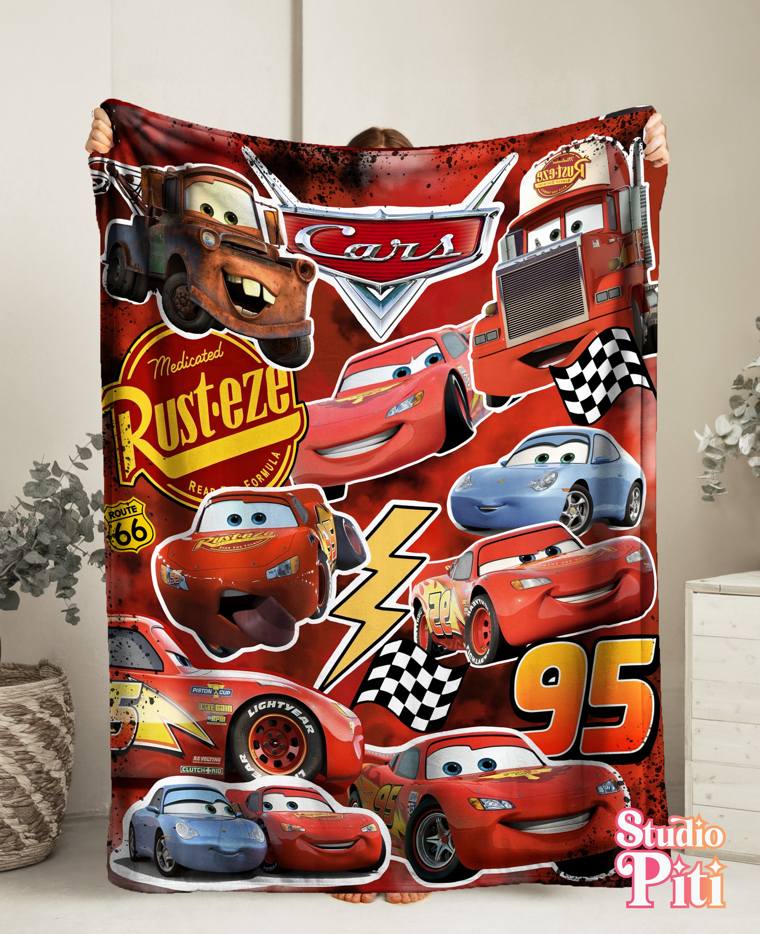 Disney Cars Lightning McQueen Blanket