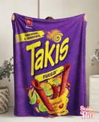 Manta de Felpa Aterciopelada Takis Fuego