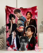 Manta de terciopelo K-Pop