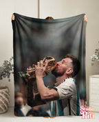 Manta de felpa de terciopelo MESSI