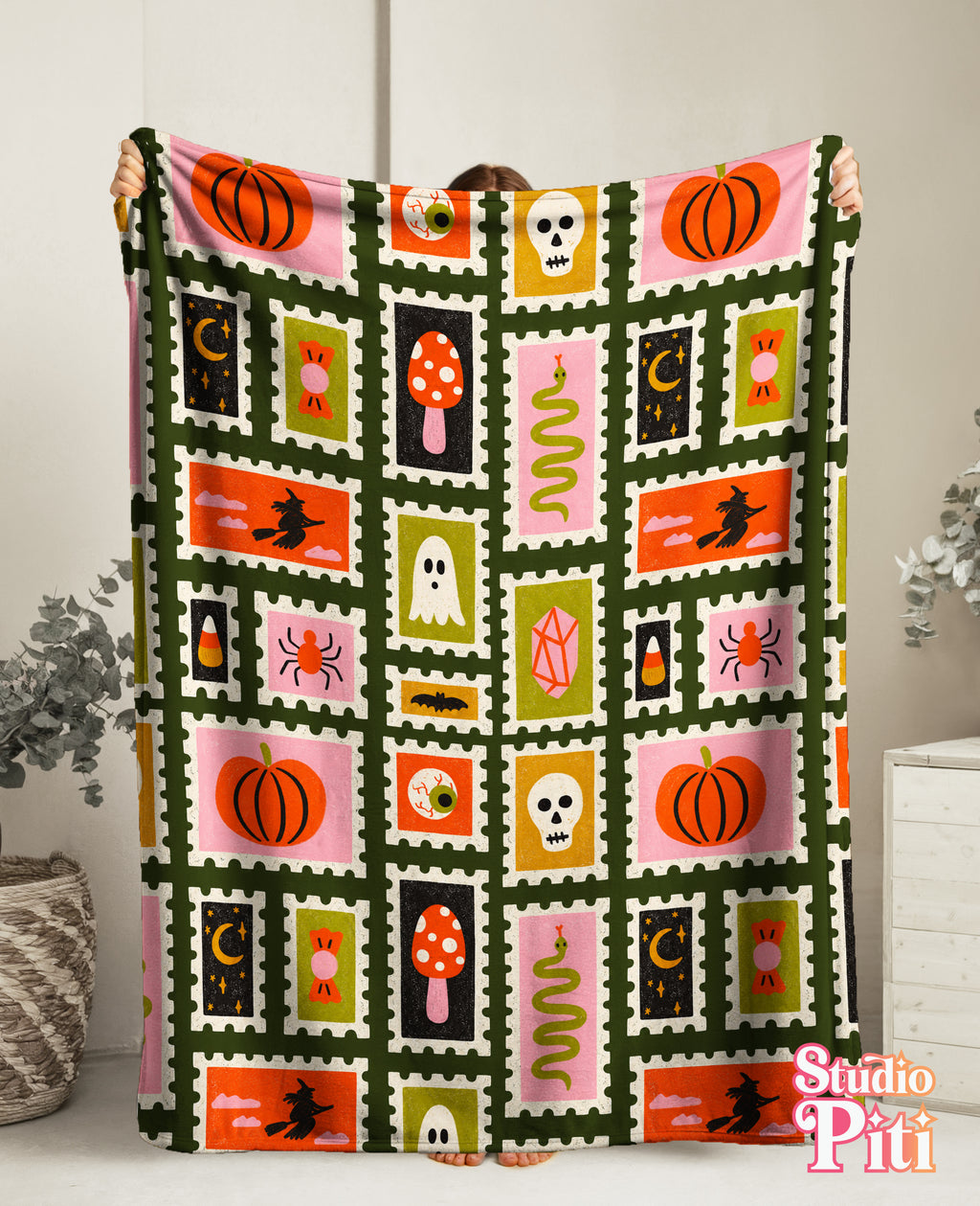 Halloween Velveteen Plush Blanket