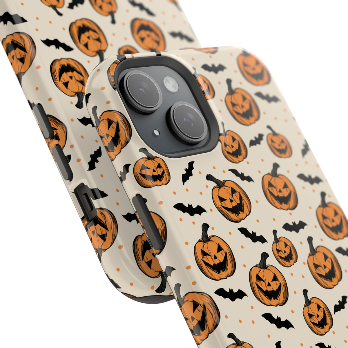 Halloween Jack-O'-Lantern Phone Case — Magnetic Impact-Resistant