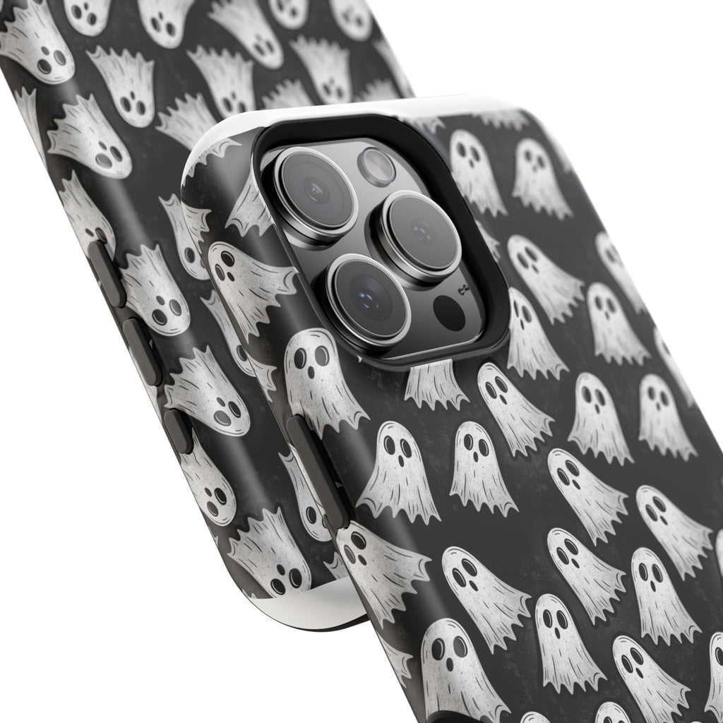 Phone Case — Cute Ghost Halloween Pattern Magnetic Impact-Resistant Case
