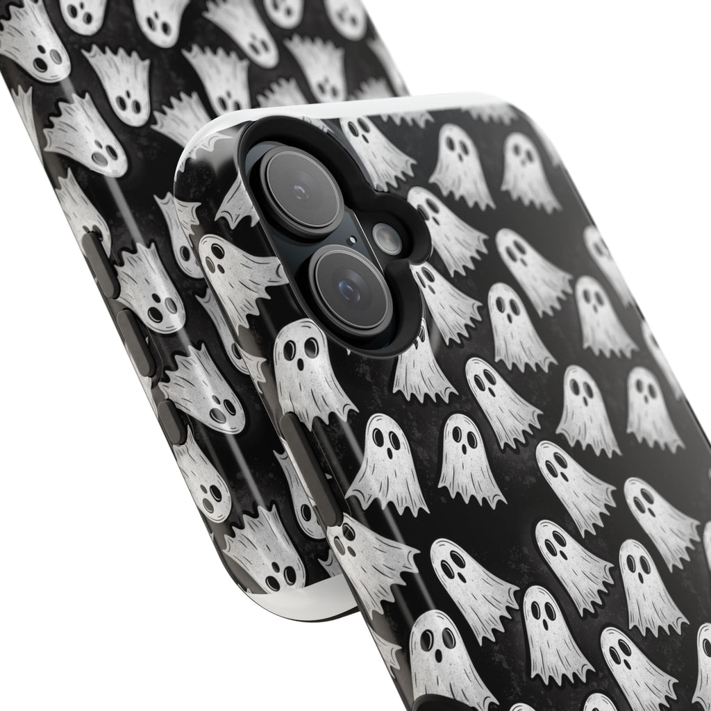 Phone Case — Cute Ghost Halloween Pattern Magnetic Impact-Resistant Case