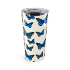 Costa Rican Blue Butterfly 20oz Stainless Steel Tumbler