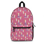 Pink Duckling Pattern Backpack – Cute Kids School Bag