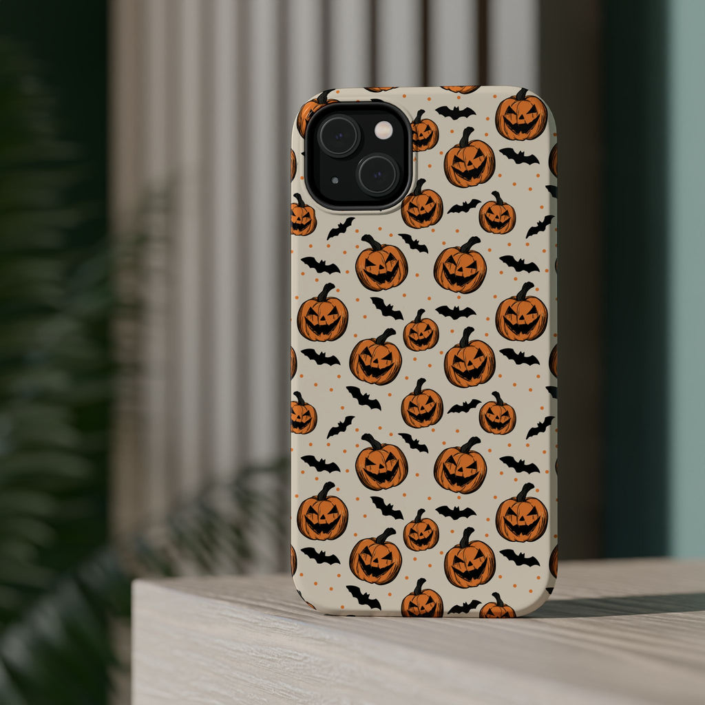 Halloween Jack-O'-Lantern Phone Case — Magnetic Impact-Resistant