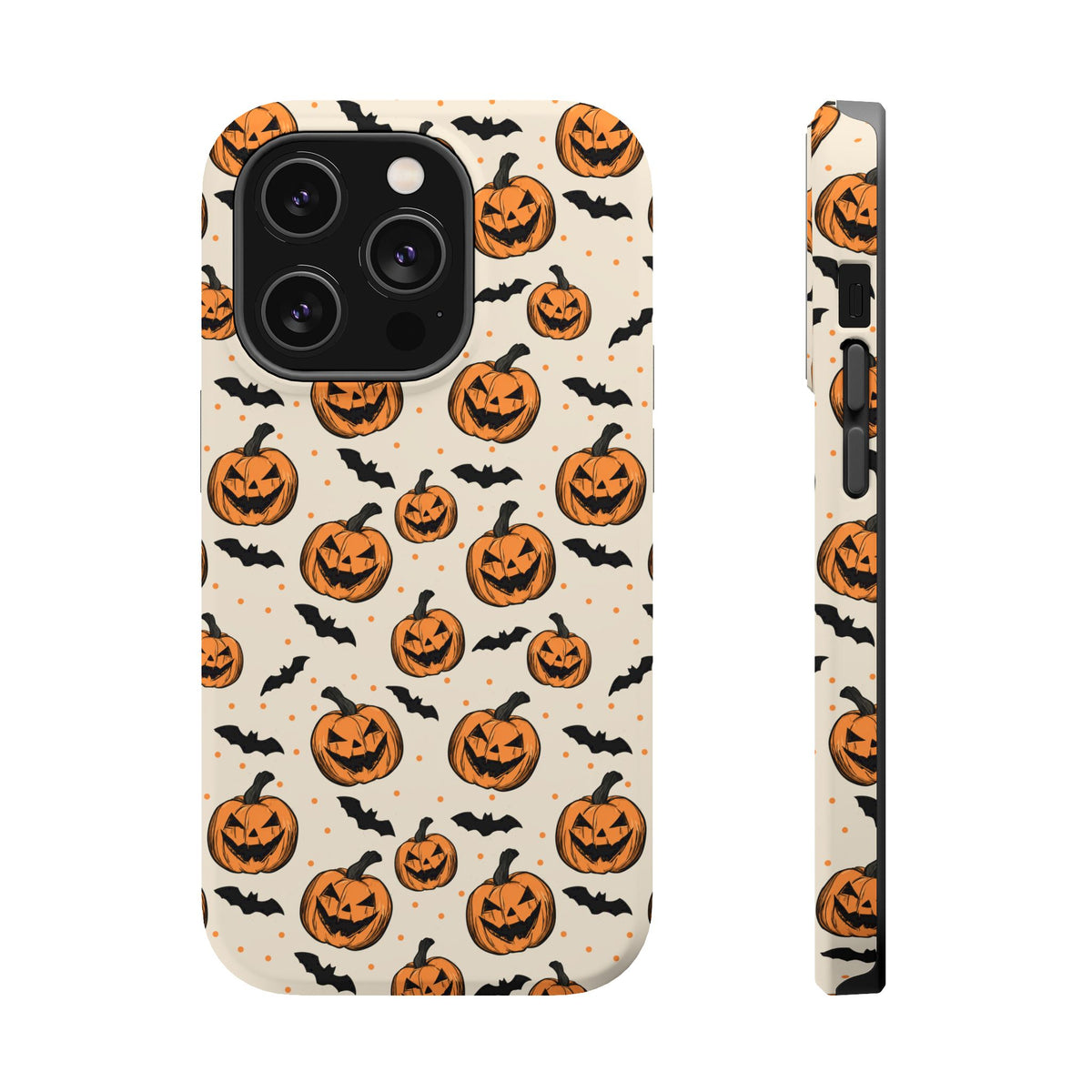Halloween Jack-O'-Lantern Phone Case — Magnetic Impact-Resistant