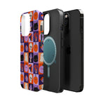 Halloween Pattern Magnetic Impact-Resistant Phone Case — Cute Pumpkins, Cats & Ghosts
