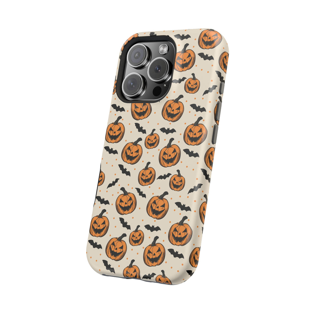 Halloween Jack-O'-Lantern Phone Case — Magnetic Impact-Resistant