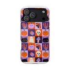 Halloween Pattern Magnetic Impact-Resistant Phone Case — Cute Pumpkins, Cats & Ghosts