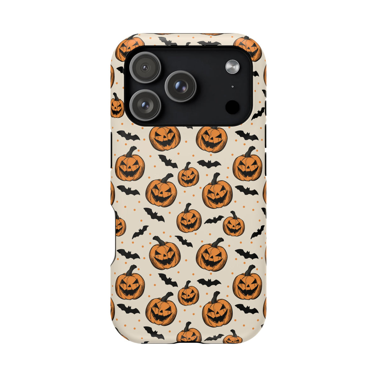 Halloween Jack-O'-Lantern Phone Case — Magnetic Impact-Resistant