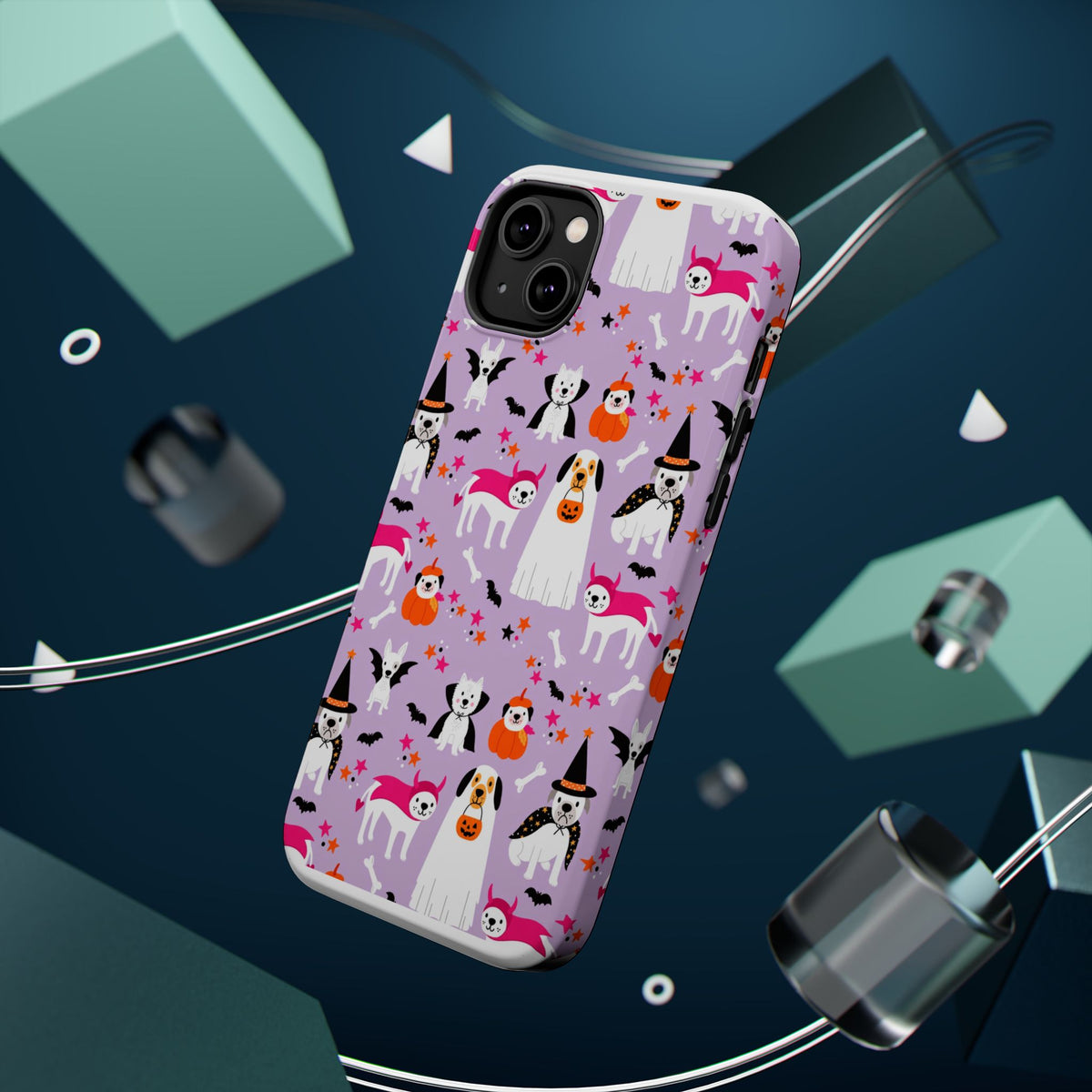 Halloween Dogs Magnetic Impact-Resistant Phone Case