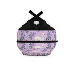 Lamb Floral Backpack — Cute Pastel Nursery School Bag for Kids