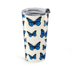 Costa Rican Blue Butterfly 20oz Stainless Steel Tumbler