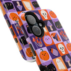 Halloween Pattern Magnetic Impact-Resistant Phone Case — Cute Pumpkins, Cats & Ghosts