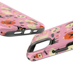 Cute Pink Halloween Magnetic Impact Phone Case — Ghosts, Pumpkins & Skulls