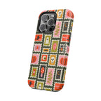 Halloween Stamp Pattern Phone Case — Cute Spooky Icons Magnetic Impact-Resistant Case