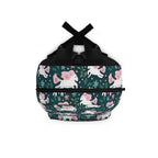 Unicorn Floral Backpack — Cute Pink Unicorn Pattern School Bag