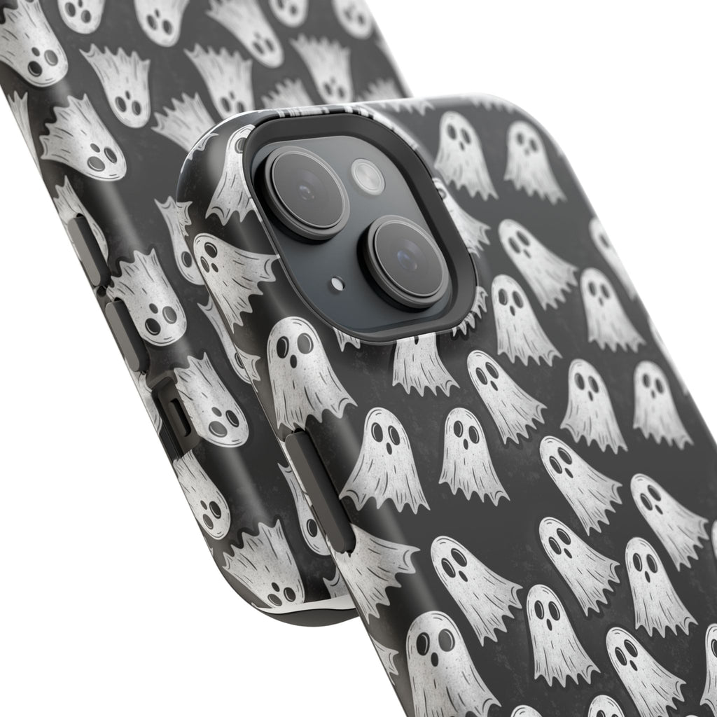 Phone Case — Cute Ghost Halloween Pattern Magnetic Impact-Resistant Case