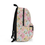 Pastel Floral Pattern Backpack – Cute Spring Flower School Bag
