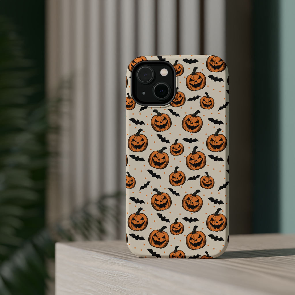 Halloween Jack-O'-Lantern Phone Case — Magnetic Impact-Resistant
