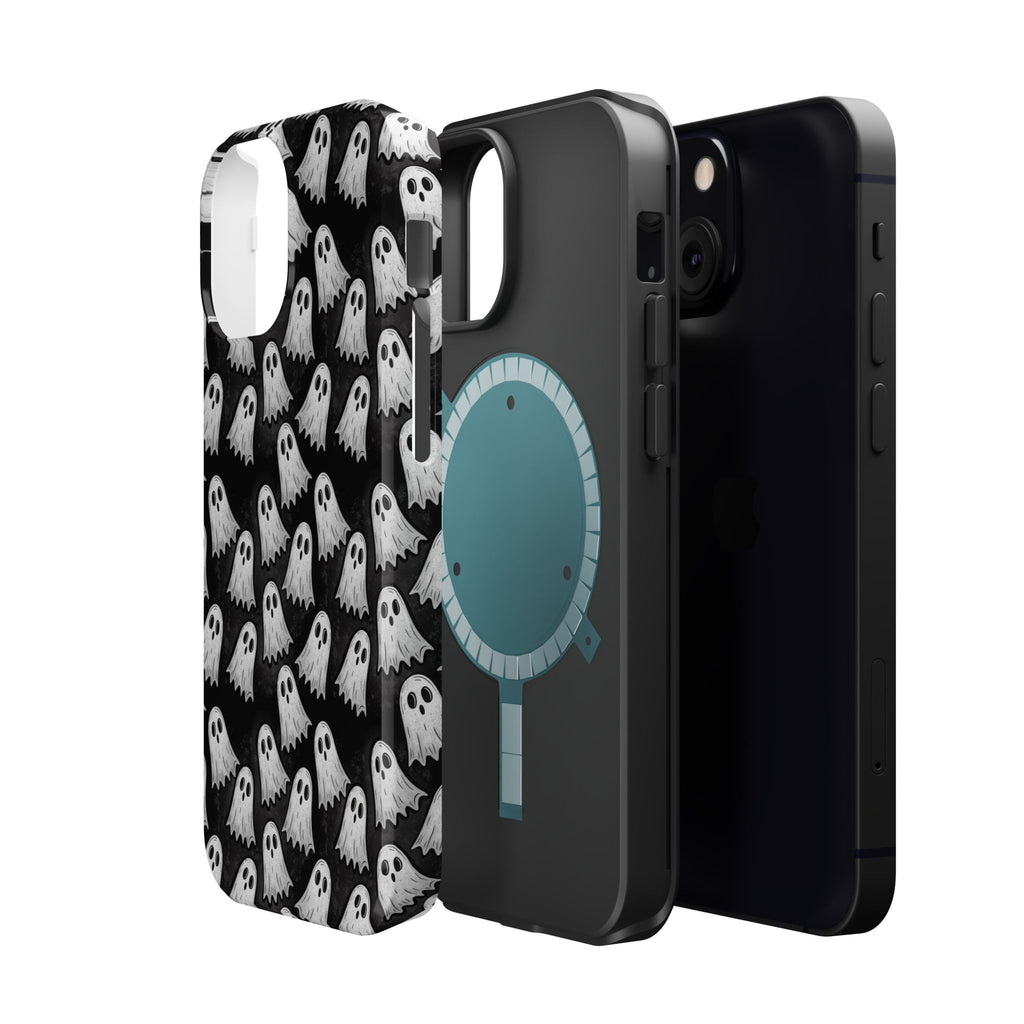 Phone Case — Cute Ghost Halloween Pattern Magnetic Impact-Resistant Case